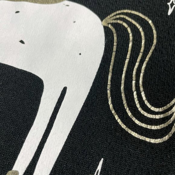 CAT & JACK Black Unicorn Sweater Medium - Picture 3 of 5